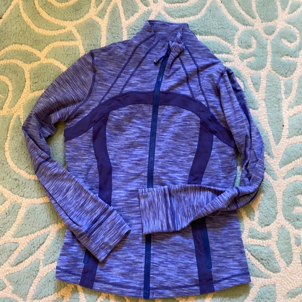 Lululemon size 12 purple zip up